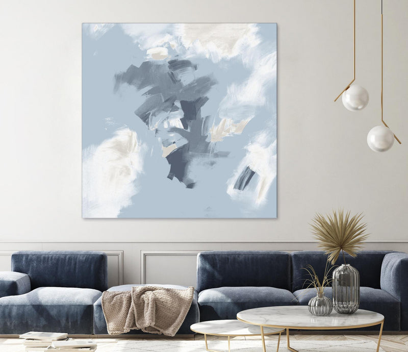 \"Peaches And Cream Ii\" Giant Art 72x72 Wall Art