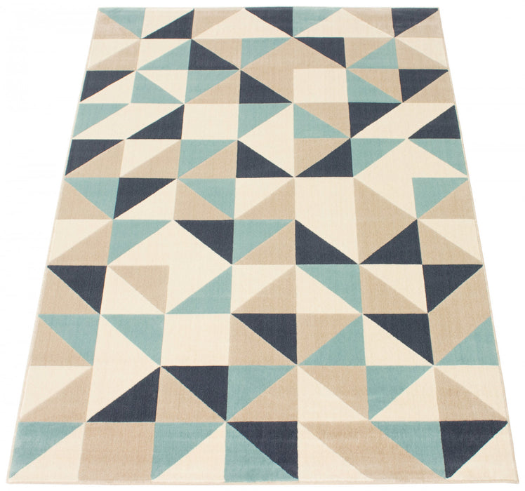 Nuria Blue 5'3\" x 7'7\" Area Rug