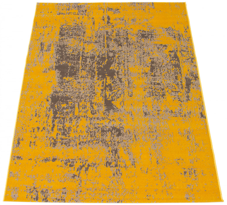 Mariam Yellow 6'7\" x 9'6\" Area Rug