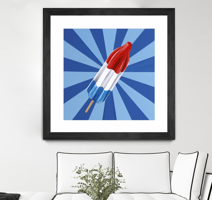 \"Daily Cravings Vi\" Matted and Framed Black 36x36 Wall Art