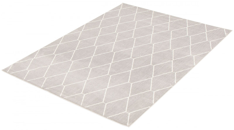 August Grey-White 5'3\" x 7'3\" Area Rug