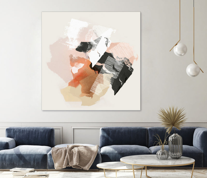 \"New Dawn I\" Giant Art 54x54 Wall Art