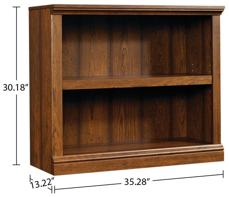 Florida 35.28\" 2-Shelf Bookcase – Washington Cherry