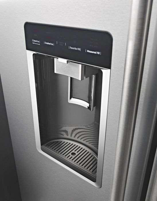 KitchenAid 36\" 24 Cu. Ft. French-Door Refrigerator - Stainless Steel with PrintShield™ Finish - KRFC704FPS