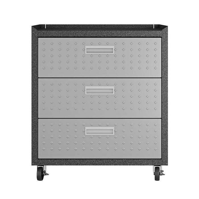 Fortress 31.5\" Mobile Garage Chest with Drawers