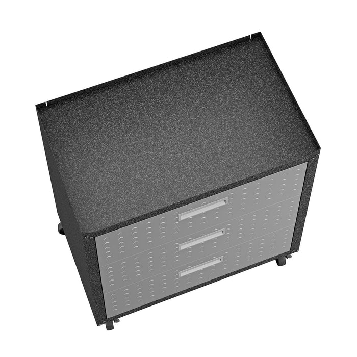 Fortress 31.5\" Mobile Garage Chest with Drawers