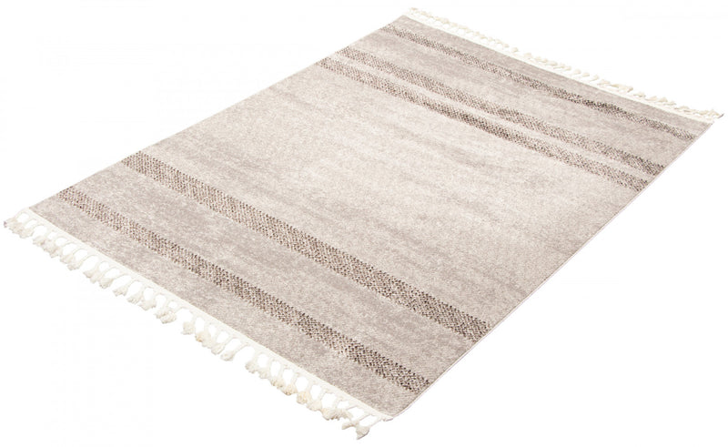 Vera Coastal Grey/Ivory Area Rug - 5'2\" x 7'5\"