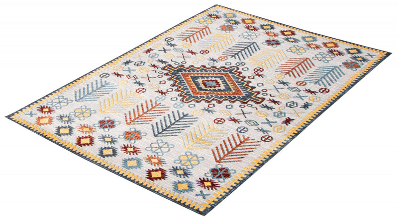 Gypsy Grey Machine Washable Area Rug - 3'0\" x 5'0\"