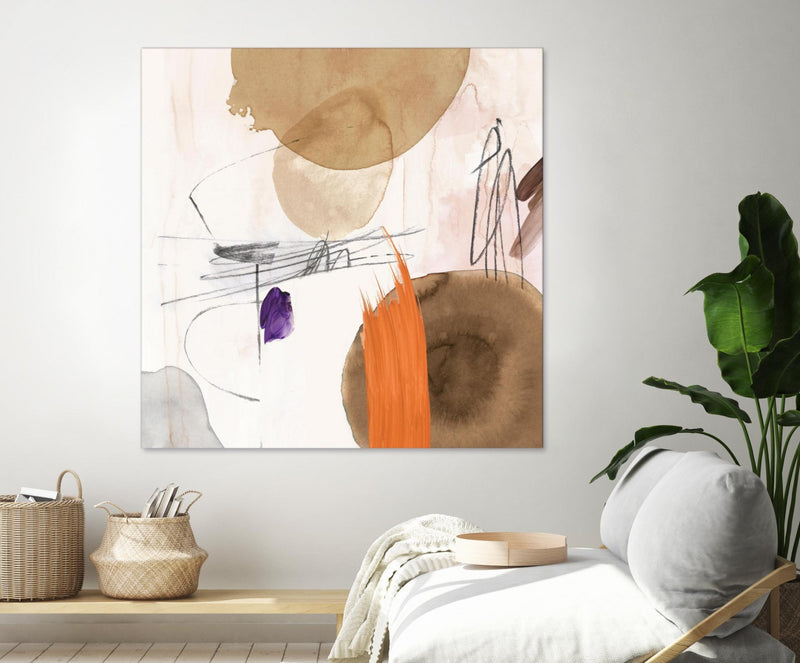 \"Velvet At Dusk Ii\" Giant Art 54x54 Wall Art