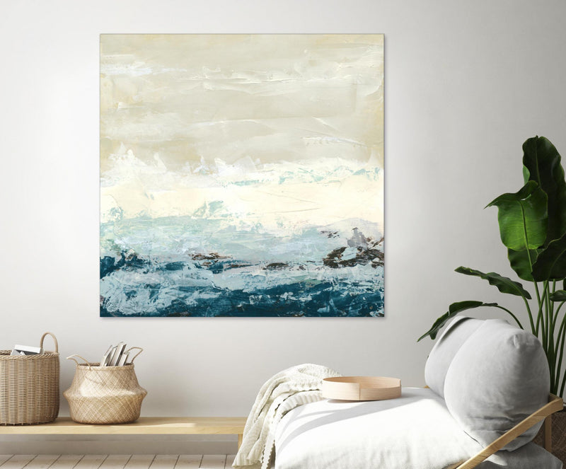 \"Coastal Currents I\" Giant Art 72x72 Wall Art