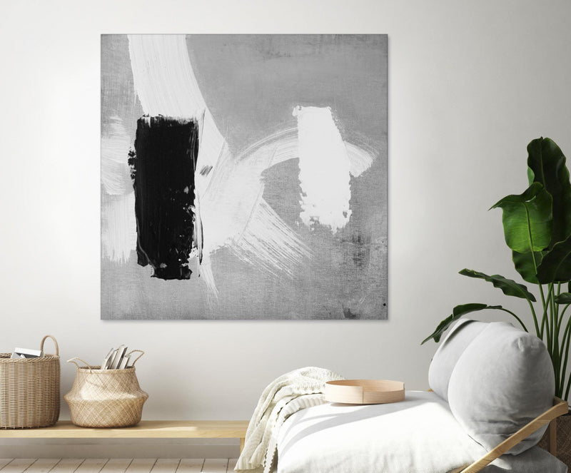 \"City Scene Ii\" Giant Art 72x72 Wall Art