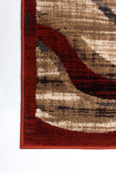 Allonah Red Area Rug - 5'3\" X 7'3\" 