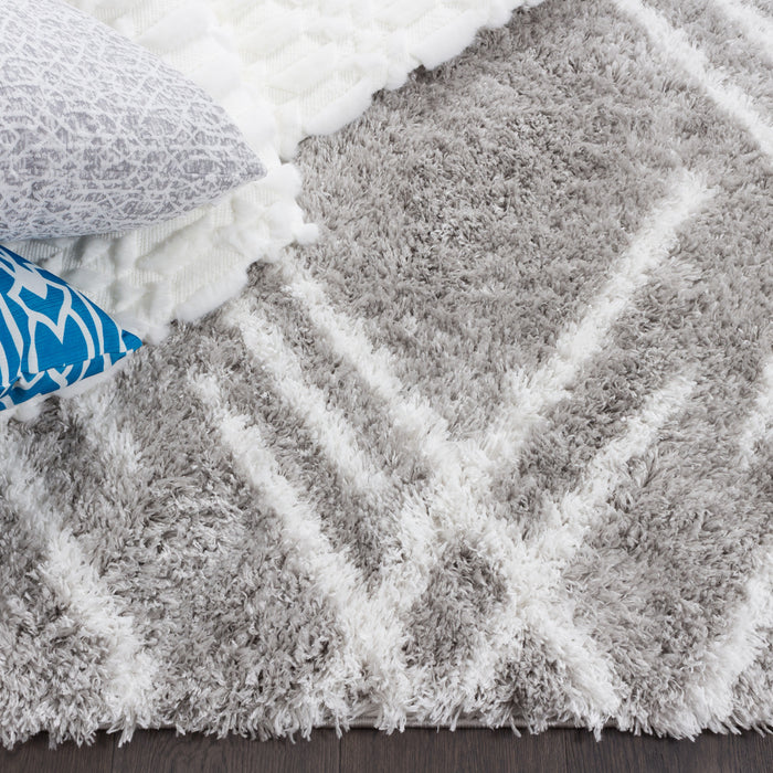 Ker Grey Lines 4x6 Area Rug