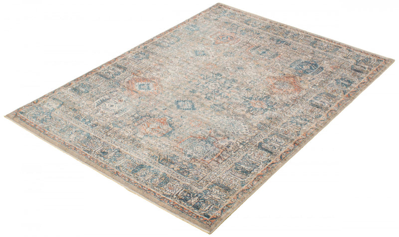 Bolivar Yalameh Blue -Grey Area Rug - 5'3\" x 7'6\"