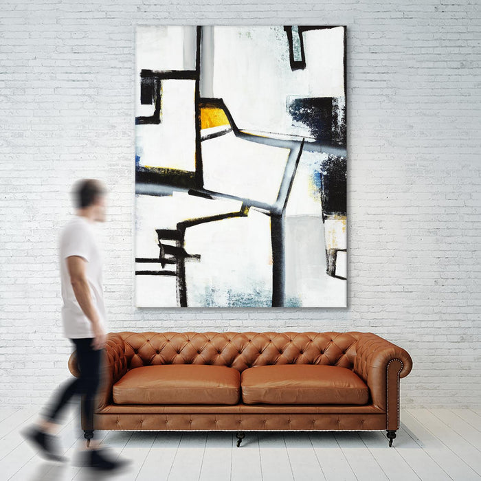 \"The A Line Ii\" Giant Art 72x54 Wall Art