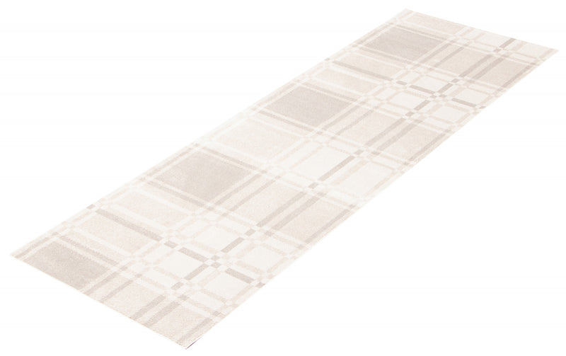Roma Ivory Machine Washable Area Rug - 2'6\" x 8'0\"