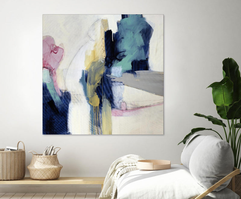 \"Acrobatic Swimmer\" Giant Art 54x54 Wall Art