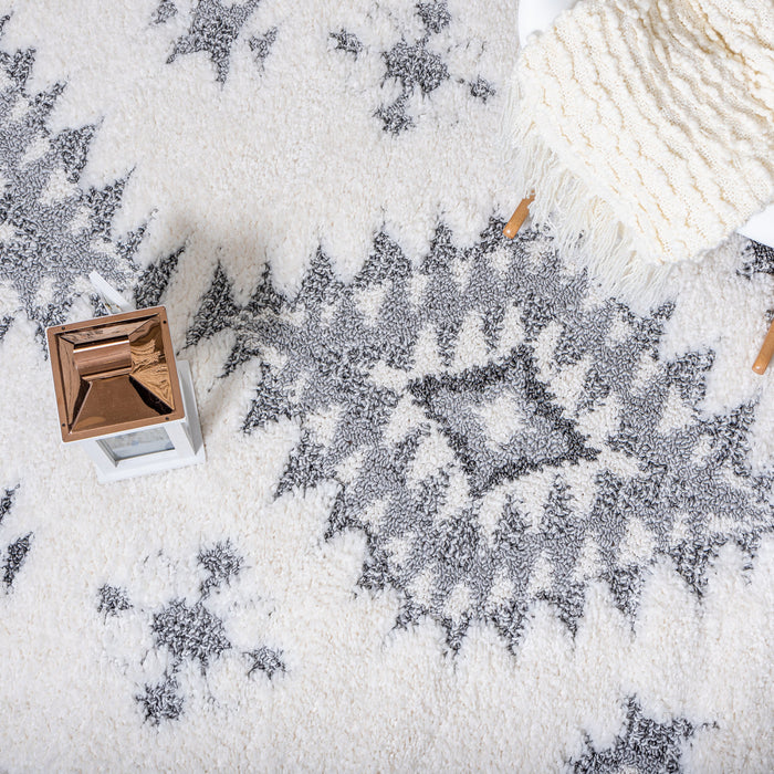 Lola Diamond Grey 8x11 Area Rug