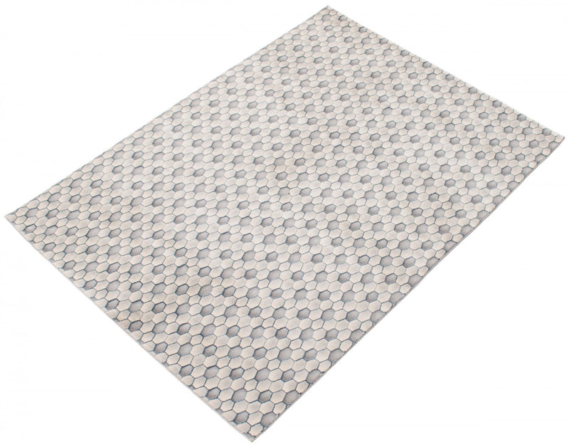 Ranger Grey/blue Rug 5'3\" X 7'3\" Area Rug