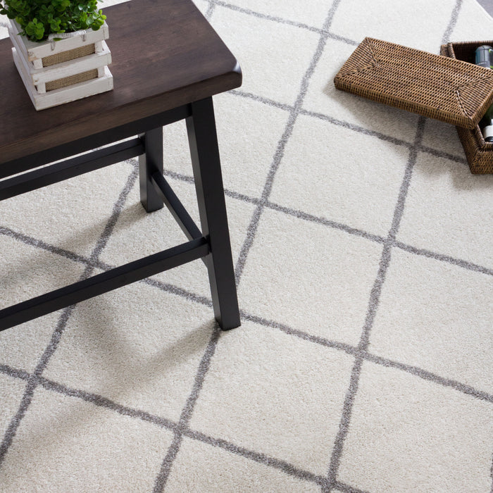 Lav Lat Basics W 3x5 Area Rug