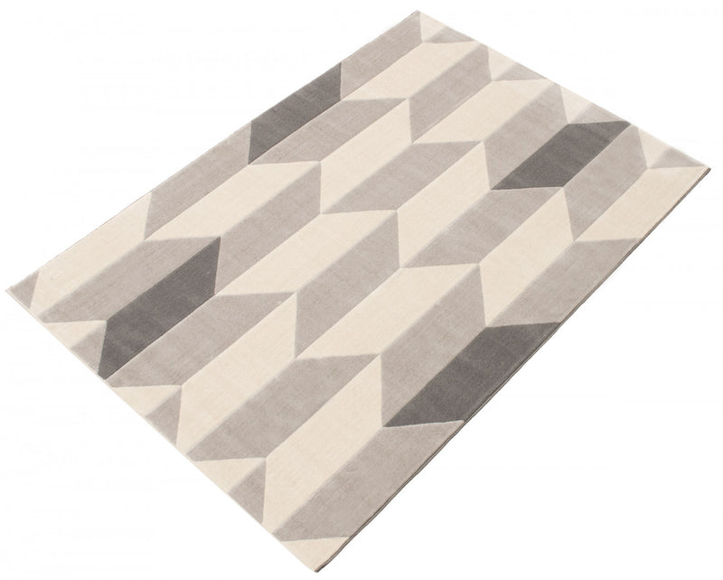 Zima Grey 4'7\" x 6'7\" Area Rug
