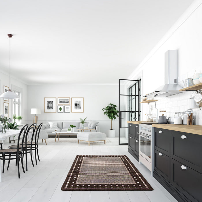 Clementine Chocolate Area Rug - 2'2\" X 6'7\" 