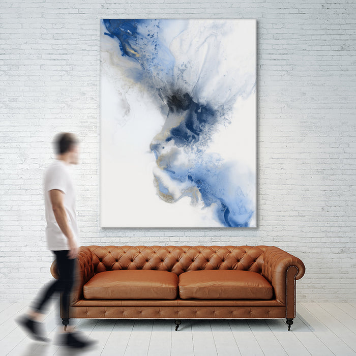 \"Watercolour Blue I\" Giant Art 72x54 Wall Art