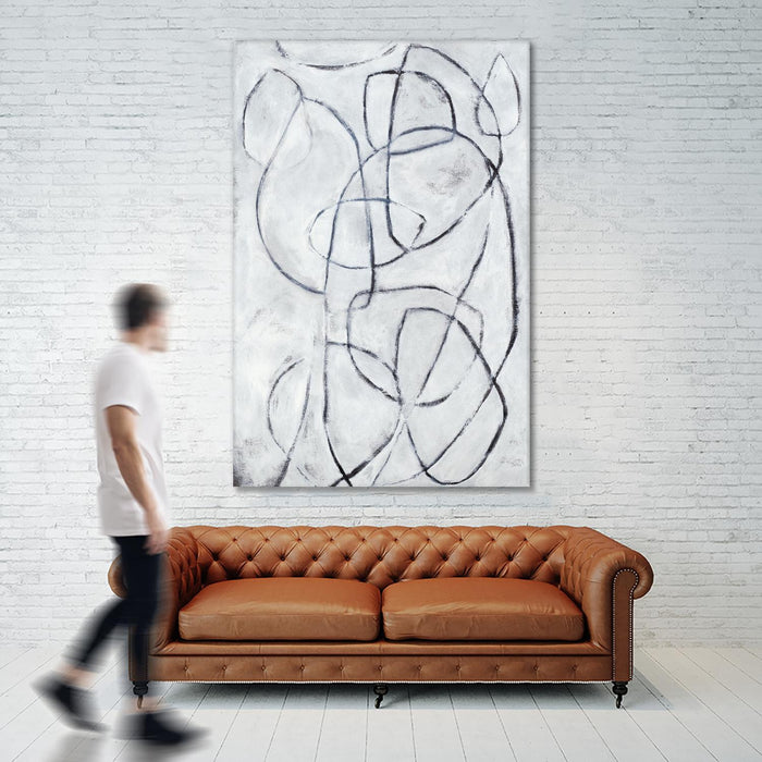 \"Suspended Time\" Giant Art 84x54 Wall Art