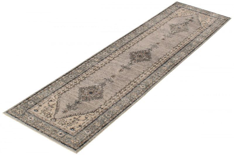 Octavian Bijar Ivory Area Rug - 2'7\" x 8'2\"
