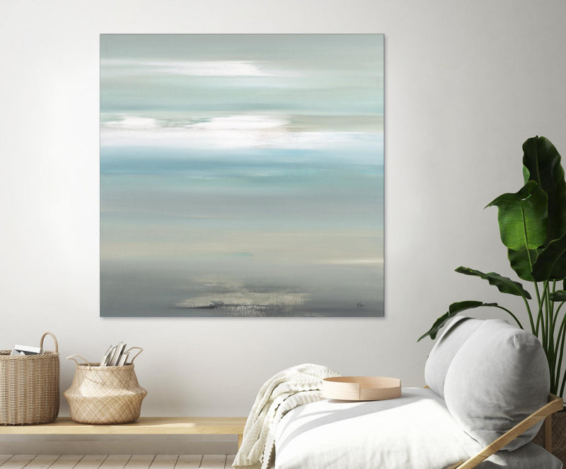 \"A Day By The Water\" Giant Art 54x54 Wall Art