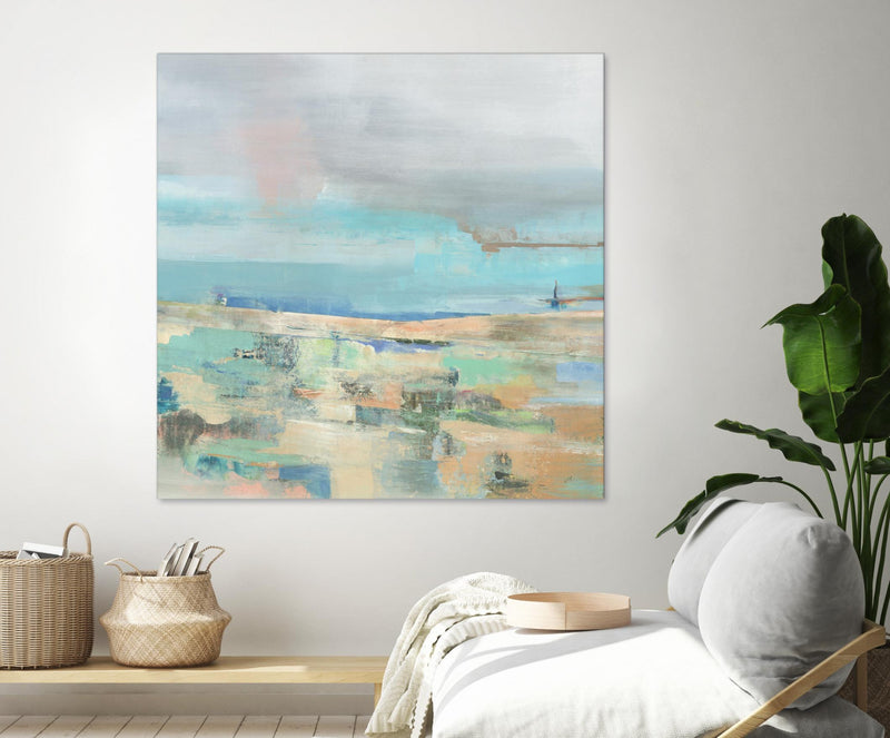 \"Low Tide I\" Giant Art 54x54 Wall Art