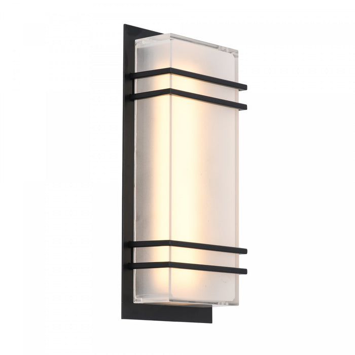 Sausalito 15 W LED Black Outdoor Wall Light II