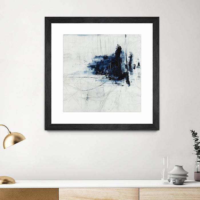 \"Superior\" Matted and Framed Black 30x30 Wall Art
