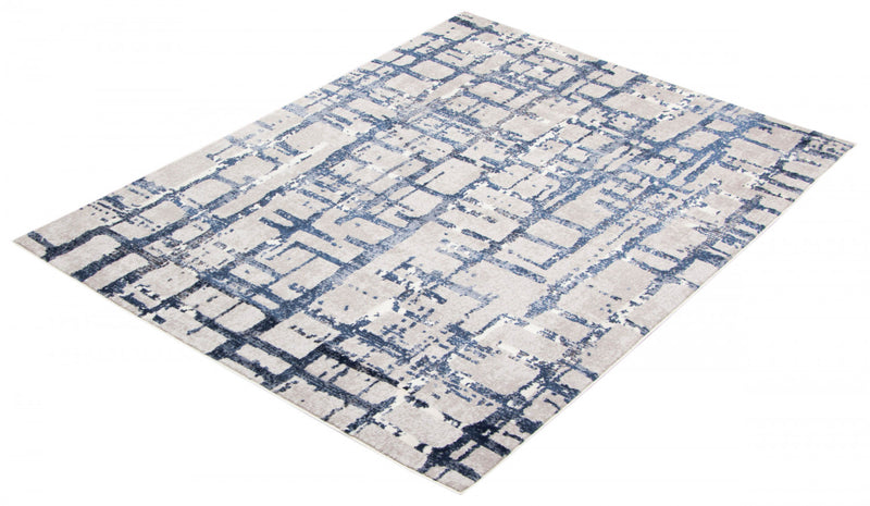 Jewel Navy Area Rug - 5'3\" X 7'3\" 