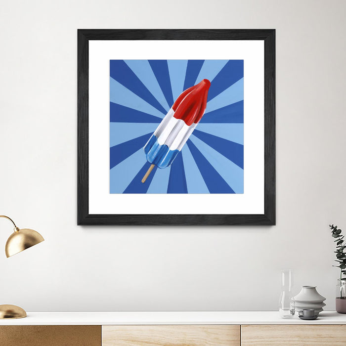 \"Daily Cravings Vi\" Matted and Framed Black 36x36 Wall Art