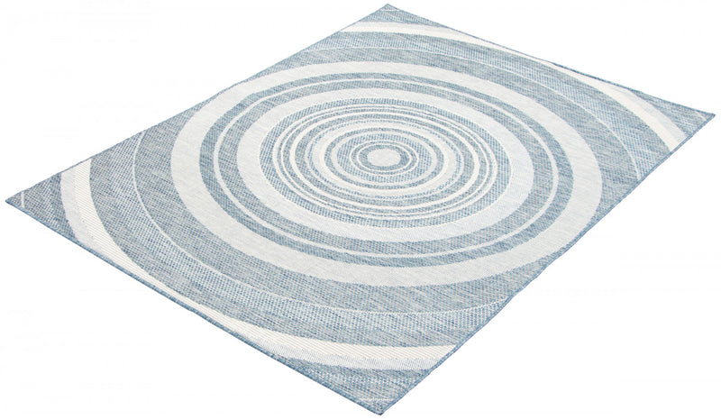 Neisha Modern Blue Rug 6'7\" X 9'6\" Area Rug