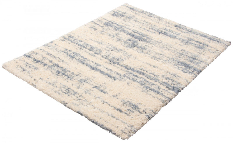 Kei Cream/Light Blue Area Rug - 5'3\" x 7'3\"