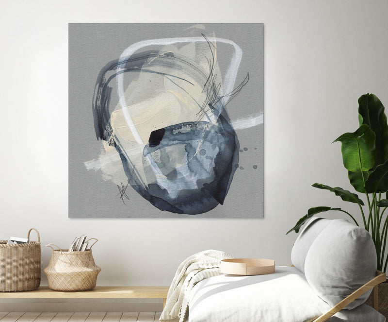 \"Tandem Loops I\" Giant Art 54x54 Wall Art