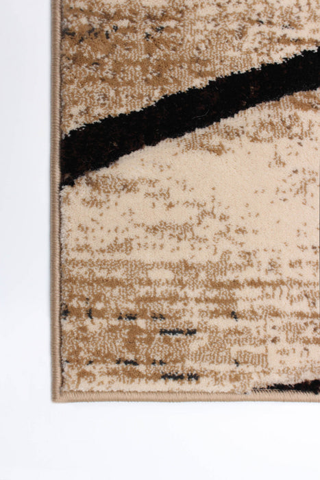 Cherokee Chocolate, Gold Area Rug - 6'7\" X 9'6\" 