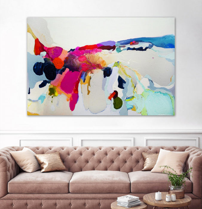 \"Reach In Out\" Giant Art 72x48 Wall Art