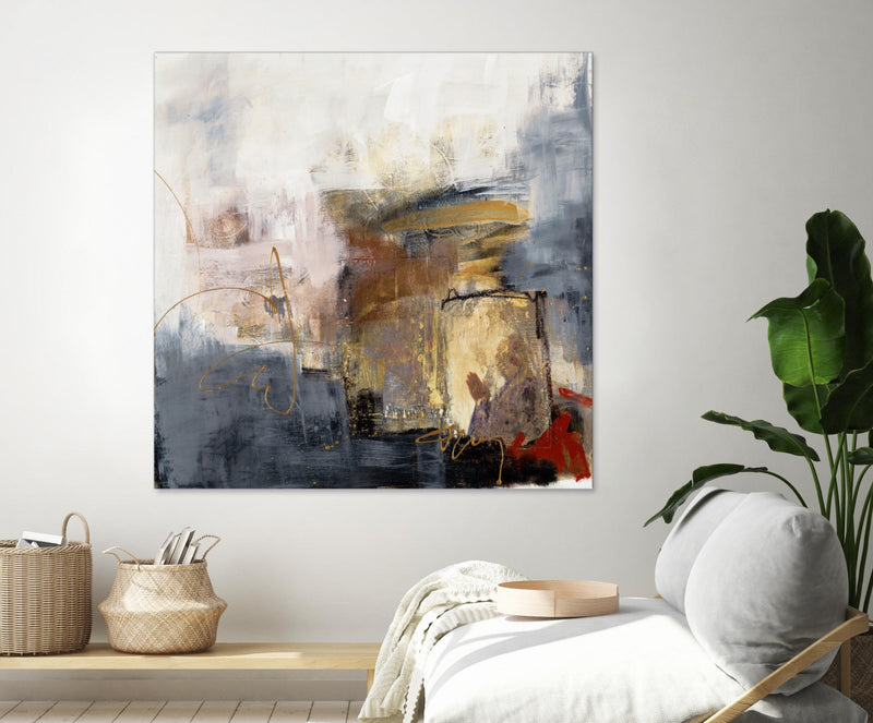 \"Hands To Heart Ii\" Giant Art 72x72 Wall Art