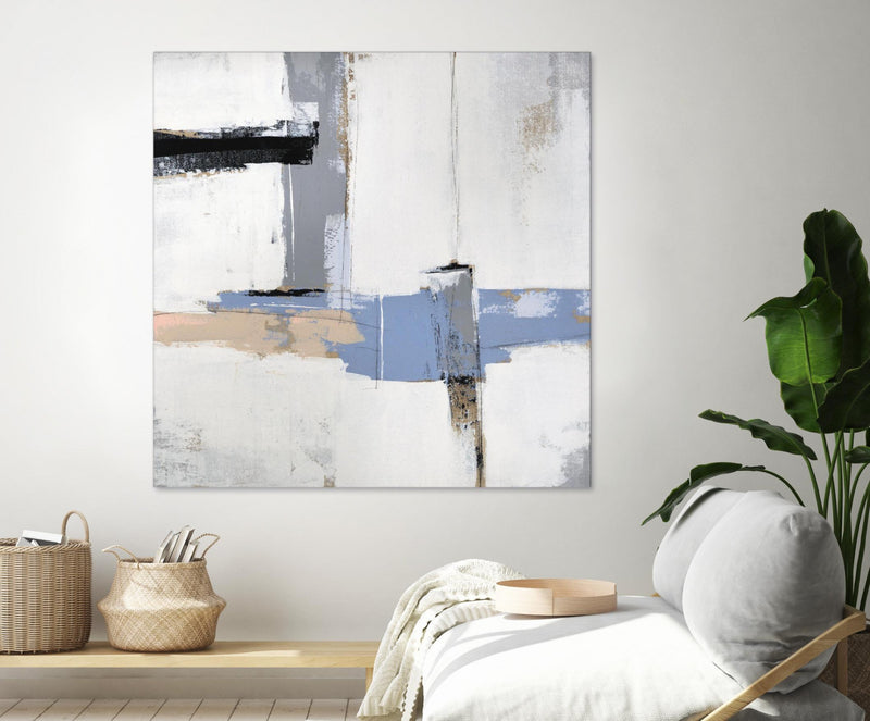 \"Broken Edges I\" Giant Art 72x72 Wall Art
