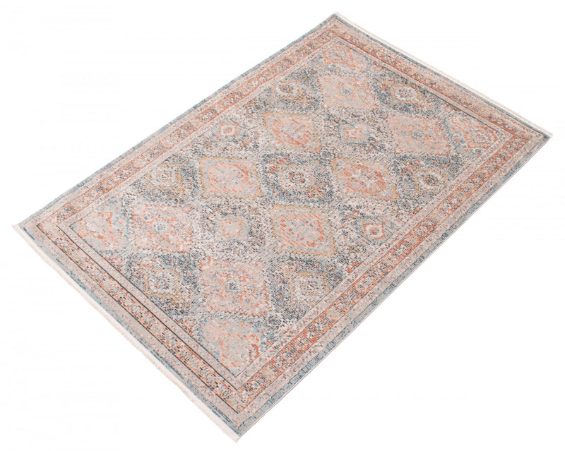 Leandra Copper/blue Rug 8'0\" X 10'0\" Area Rug