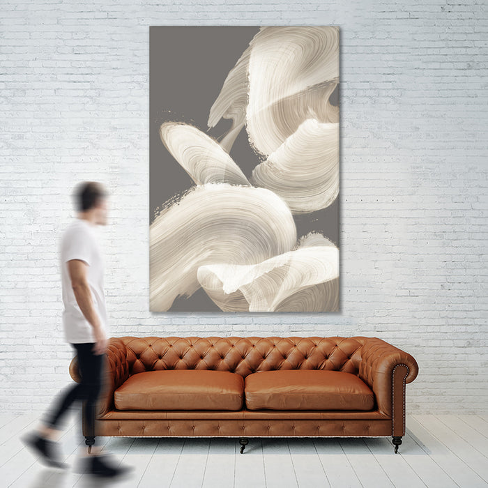 \"Evolution Of White\" Giant Art 72x48 Wall Art