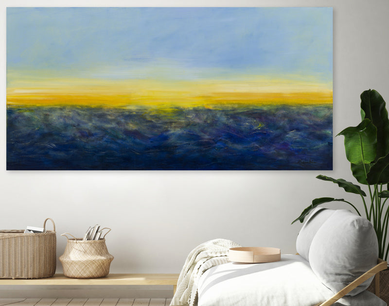 \"Ocean Mood\" Giant Art 72x36 Wall Art