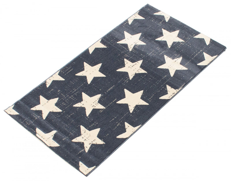 Ira Navy 2'8\" x 4'11\" Area Rug