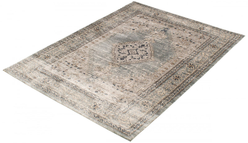 Octavian Bijar Blue Area Rug - 6'7\" x 9'6\"