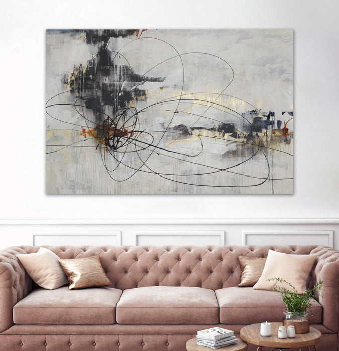 \"Mess With The Mind I\" Giant Art 84x54 Wall Art