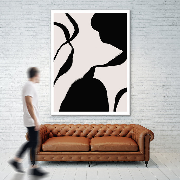 \"Mouvement\" Giant Art 72x54 Wall Art