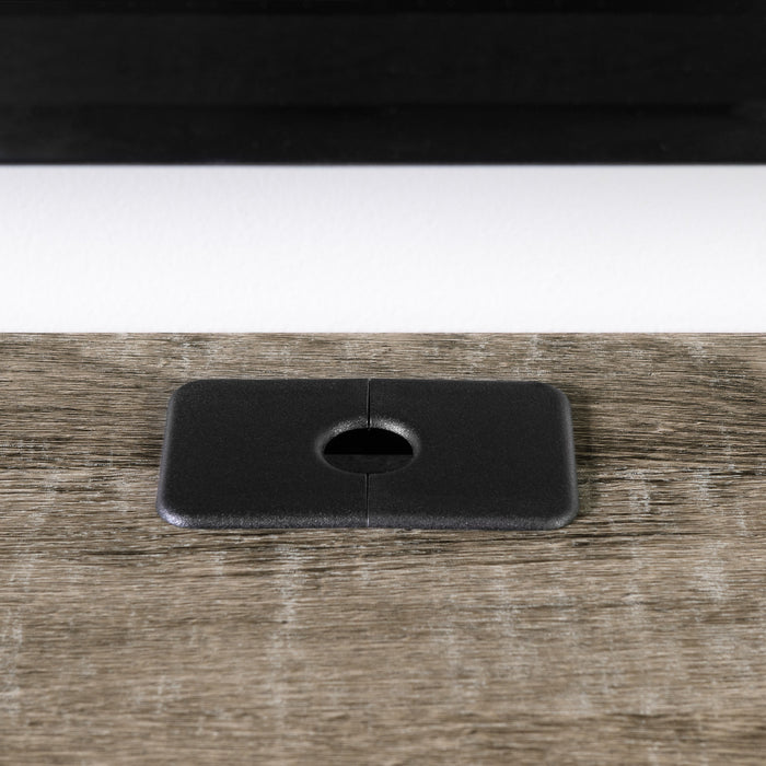 Munich Wall Mounted Media Console - Weathered Oak